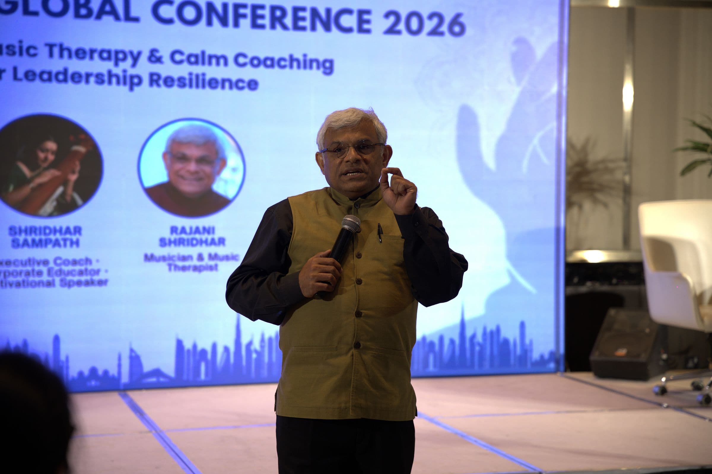 Shridhar Sampath on music therapy for executive calm