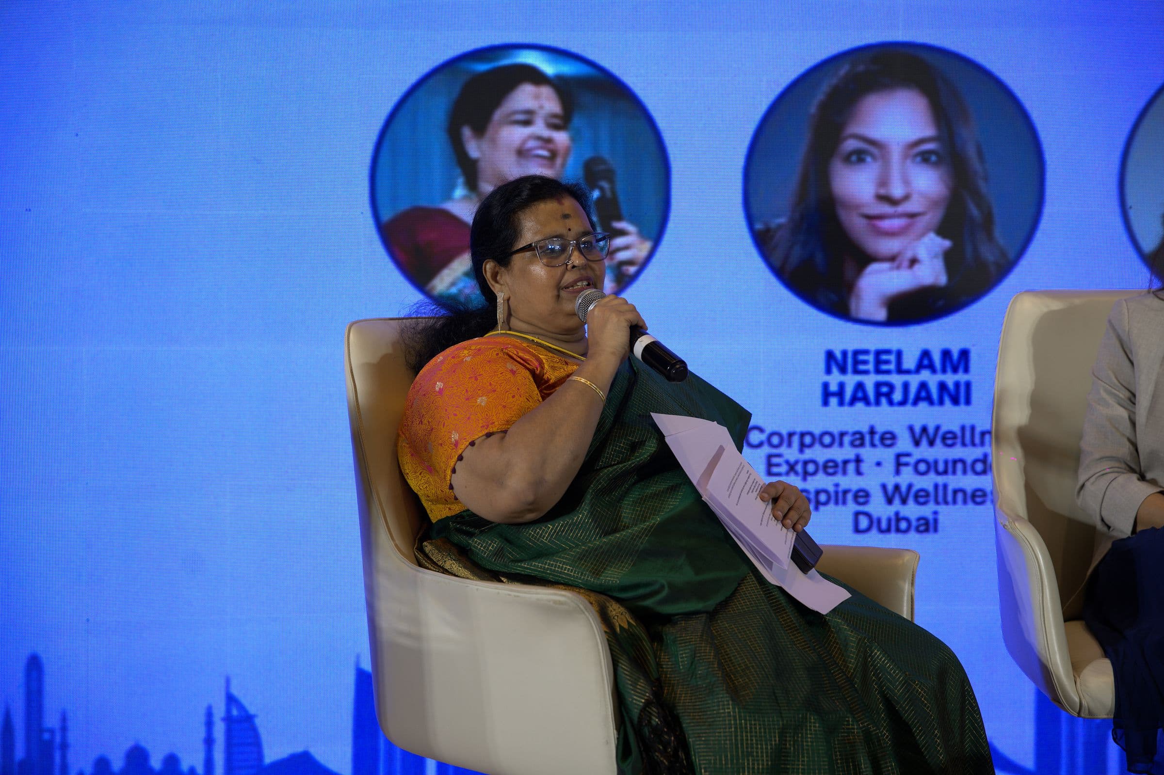 A panel on stage at MysticVerse Global 2026