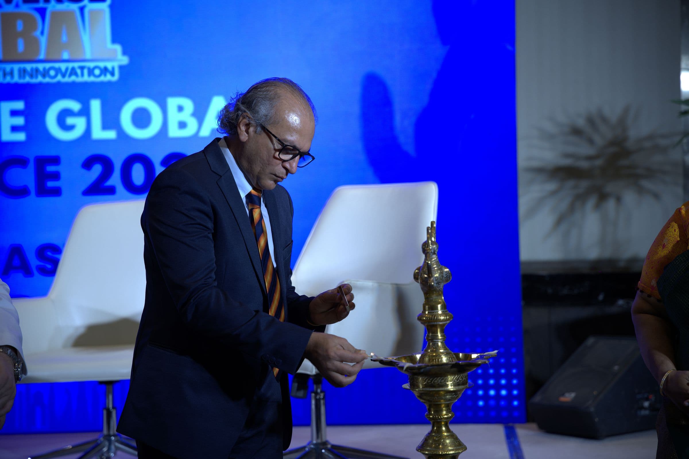 The ceremonial lamp-lighting that opened MysticVerse Global 2026