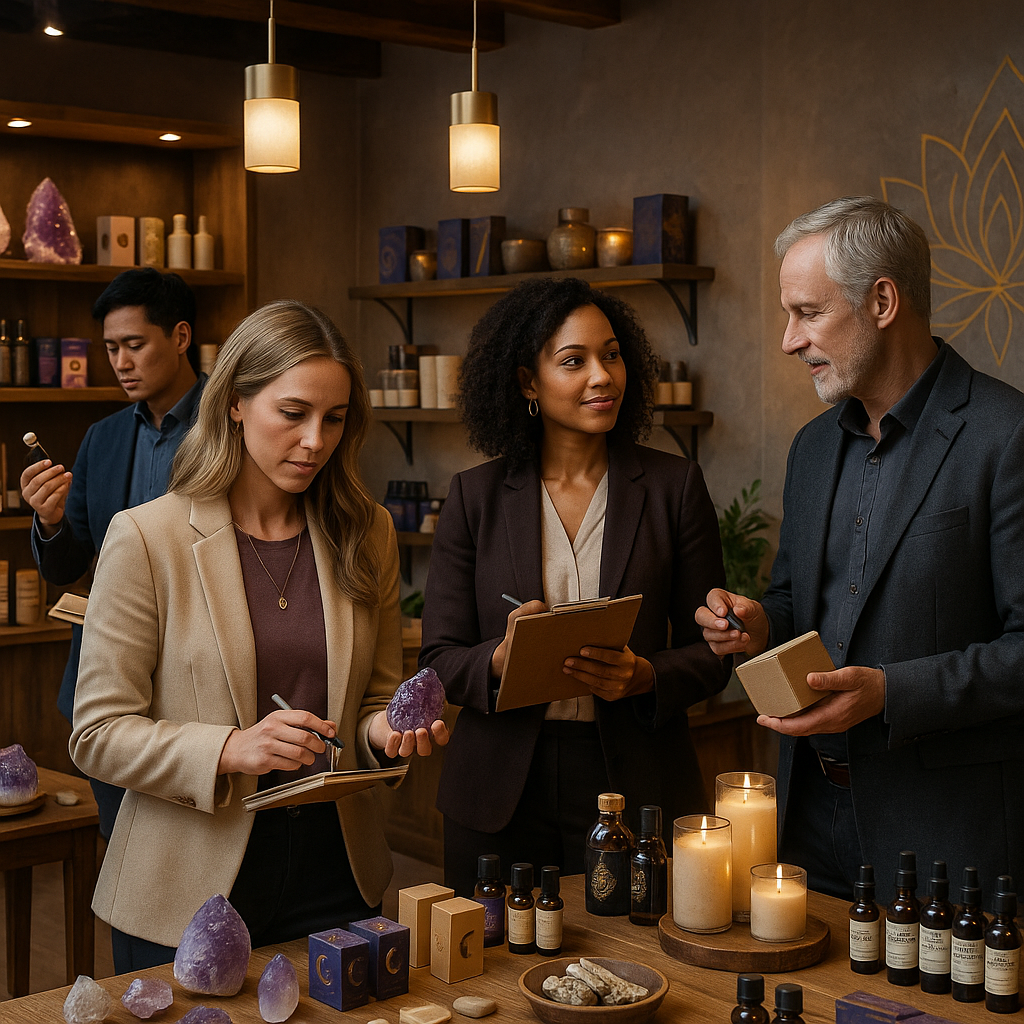 Cosmic retail and boutique environment